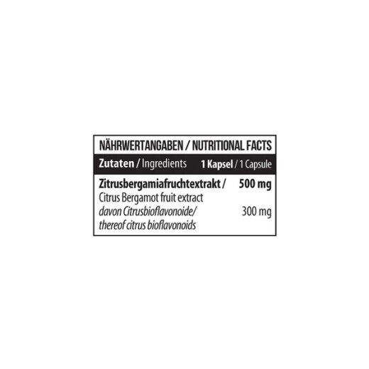 MST Nutrition Citrus Bergamot 90 Kapseln | Cholesterin & Herz