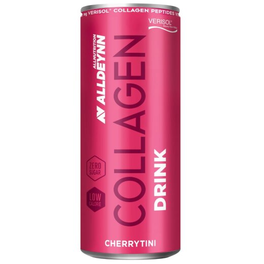 Allnutrition Alldeynn Collagen Drink 330ml Cherrytini - 24 Stück