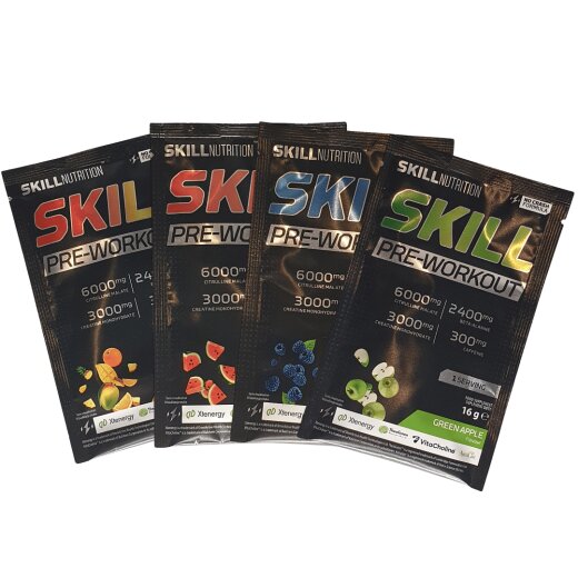 Skill Nutrition Pre-Workout 16g Berry Blast
