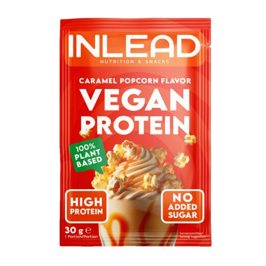 Inlead Nutrition Vegan Protein 30g Caramel Popcorn