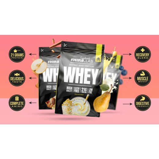 Hiro Lab Instant Whey Protein 750g Hiro Bueno White