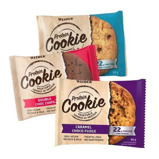 Weider Protein Cookie Vegan 90g Caramel Choco Fudge