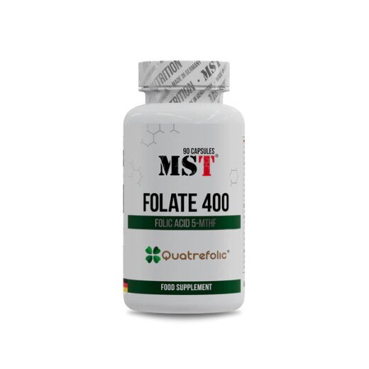 MST Nutrition Folate 400 Quatrefolic - Aktive Folsäure 90 Caps