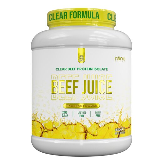 Nano Supps Clear Beef Protein Isolate Beef Juice 1800g Pineapple