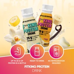 Allnutrition Fitking Protein Drink 330ml Banana