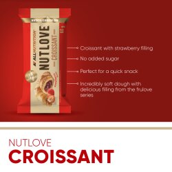 Allnutrition Nutlove Croissant 60g Strawbery