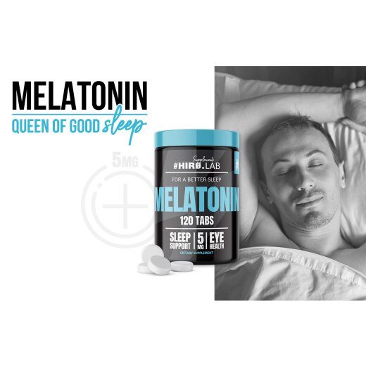 Hiro Lab Melatonin 5 mg - 120 Tabletten