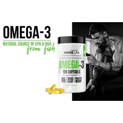 Hiro Lab Omega 3 - 1000 mg Fischöl - 330 EPA / 220...