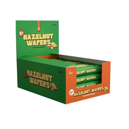 Nano Supps Hazelnut Wafers 39g