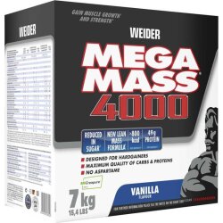 Weider Mega Mass 4000 - 3x 7kg Vanille MHD 30.05.26