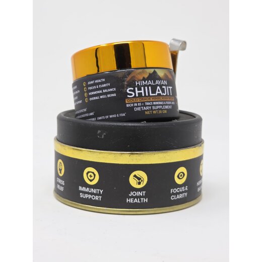 Himalayan Shilajit Resin - Natürliches Shilajit aus dem Himalaya mit Fulvinsäure & Mineralien 30g