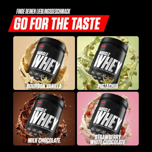 Vast Muscle Whey Protein 900g Bourbon Vanilla