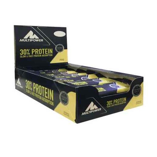 Multipower 30% Protein Bar 50g - Banana - 24er Pack
